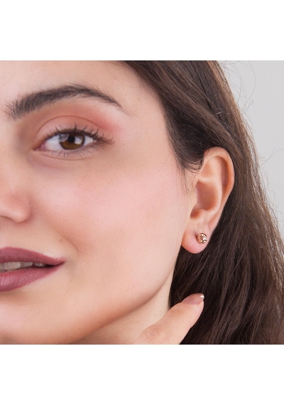 14 Ayar 6 Mm Altın Top Küpe 1,30 Gr-5982