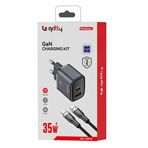 Gritty Gc-u35cc 35w Gan Şarj Kiti 35w Şarj Cihazı