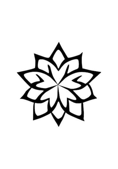 Mandala Duvar Dekor Sticker 40 X 40 Cm