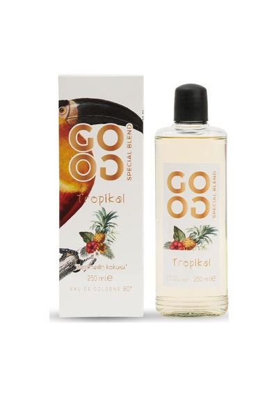 Gogo Tropikal Kolonya 250ml Cam Şişe Amber