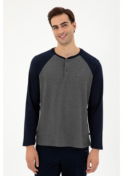 U.s. Polo Assn. Erkek Antrasit Melanj Pijama Takım 50301726-vr081 Antrasit Melanj U.s. Polo Assn. Erkek Antrasit Melanj Pijama Takım 50301726-vr081 Antrasit Melanj
