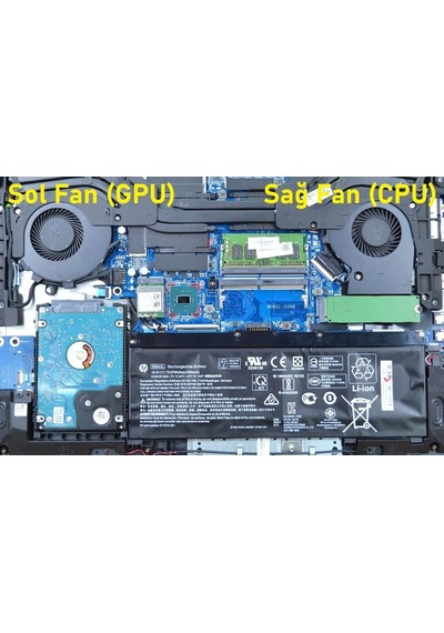 Hp Omen 2cr91ea Fan V2 Sol Fan 1 Adet