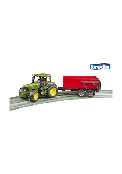 Bruder John Deere 6920 Traktör Kırmızı Römork 2057