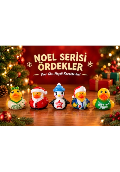 Yeni Yıl Karakter Tasarım Plastik Ördek Rubber Ördek Diğer