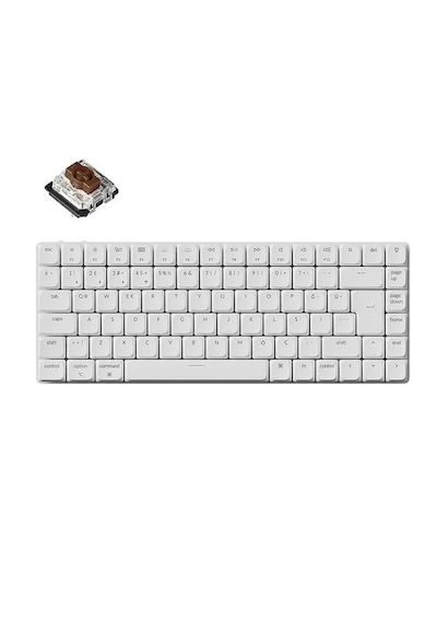 Keychron K3M-Q3-TR Max %75 RGB Kahverengi Switch Kablosuz Mekanik Klavye