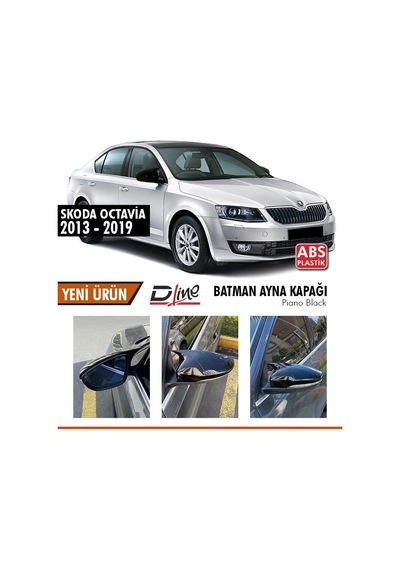 Skoda Octavia 2013-2019 Batman Yarasa Ayna Kapağı