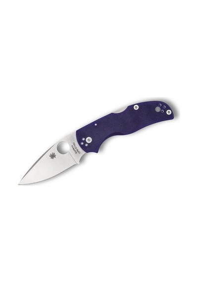 Spyderco Native 5 Dark Blue G-10 Cpm S110v Plainedge Kamp Çakı Mavi