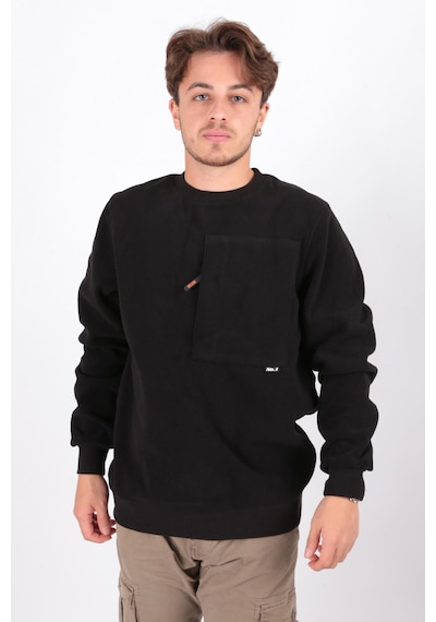 Cazador 5231 Erkek Polar Sweatshirt Siyah