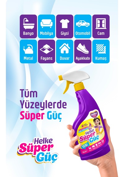 2'li Helke Süper Güç Etkili Leke Çıkarıcı Sprey 750ml