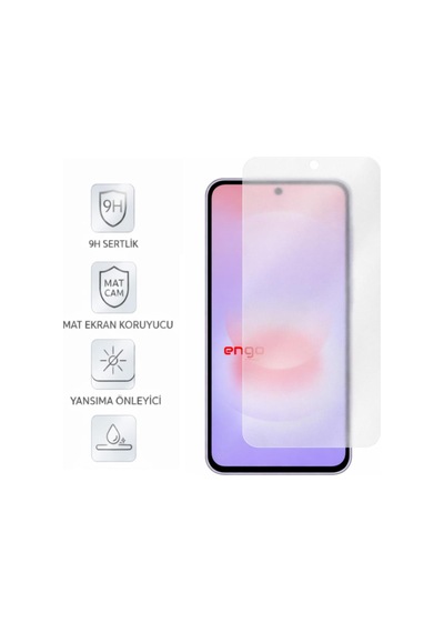 Samsung Uyumlu Galaxy A37 Mat Ekran Koruyucu 9h Nano Anti Glare