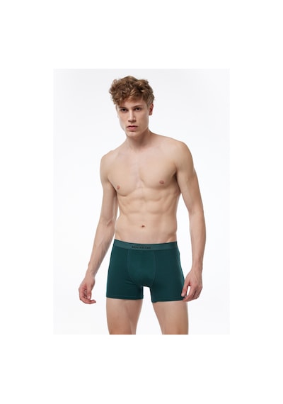 Malabadi Erkek Yeşil 5 Li Pamuk Elastan Boxer 5m075 Yeşil