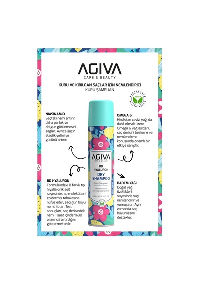 Agiva 8D Hyaluron Hindistan Cevizi Kokulu Hacimlendirici Kuru Şampuan 200 ML