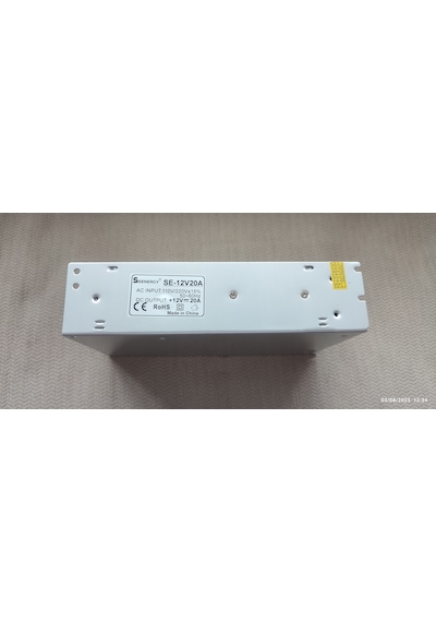 12 Volt 20 Amper Fanlı Kamera Ve Led Trafosu