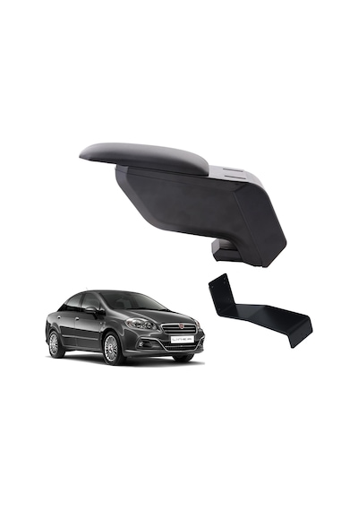 Fiat Linea 2014 Delmesiz Çelik Ayaklı Siyah Kolçak Kol Dayama