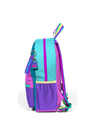 Minik Yuva Sırt Çantası Pembe Pastel Renkli İki Bölmeli 23559