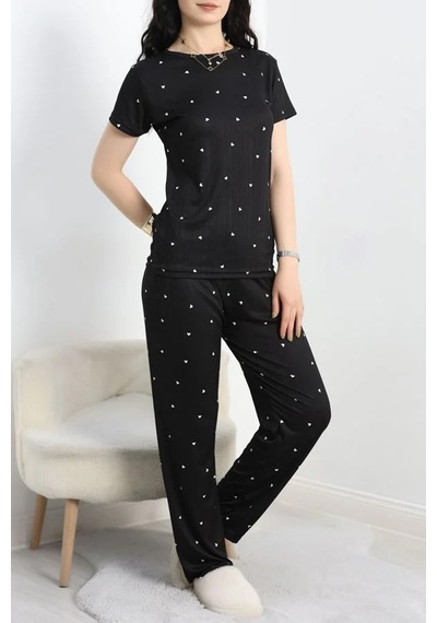 Seka Store Seka Alt Üst Pegasus Pijama Takımı Siyahkalpli - 50419.1048. Çok Renkli