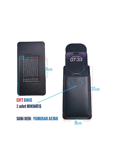 Apple Uyumlu iPhone 15 Plus Kılıfı Kemere Takılan Bel Canta Kemer Kılıfı