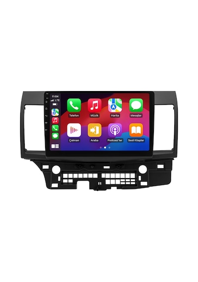 Mitsubishi Lancer 2008-2017 Android Multimedya Carplay Android Auto Navigasyon 6gb Ram 64gb 10"
