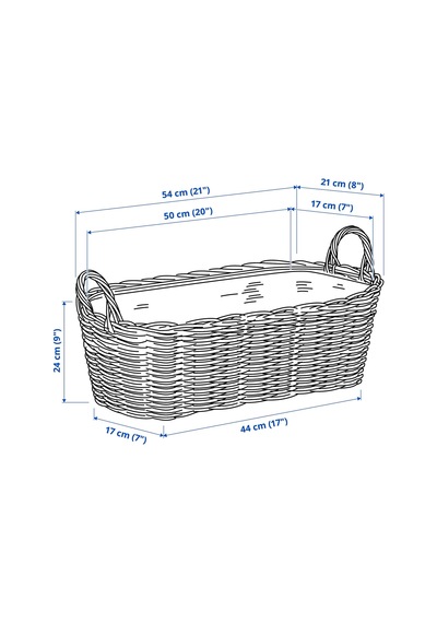 Flodbjörk Kahverengi 54x21 Cm Çiçeklik - 60612059 Ikea