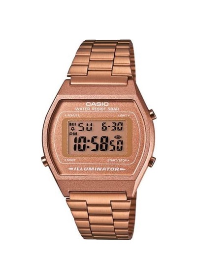 Casio B640wc-5adf Dijital Çelik Rose Gold 35 Mm Kadın Kol Saati Rose Gold