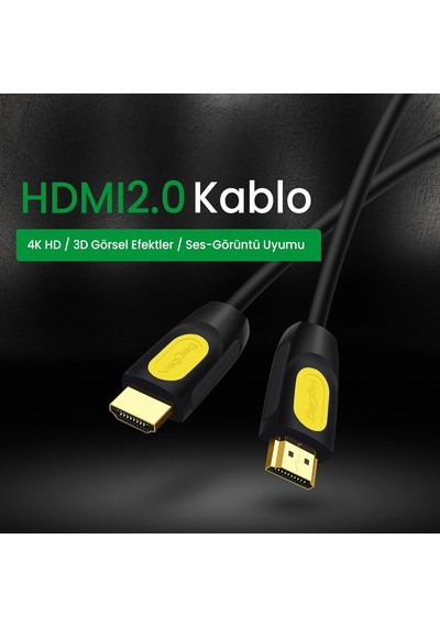 4k 30hz 18gbps Hdr Arc Hdcp Destekli Hdmı 2.0 Kablo 25 Metre
