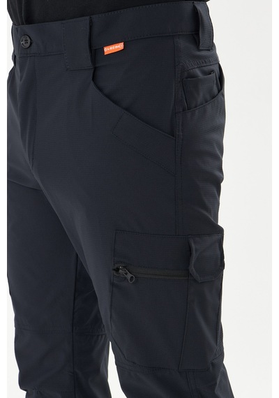 Orange Safety Rip Stop Likrali Atak Pantolon Lacivert
