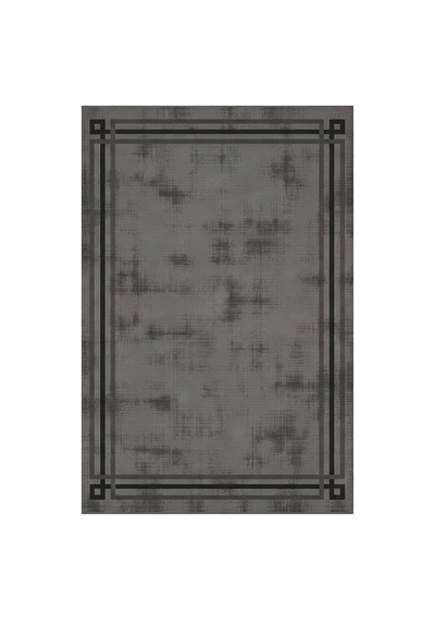 Kartela Halı Rilo Halı Kaymaz Taban Makinede Yıkanabilir Halı Antrasit - 60 X 90 Cm