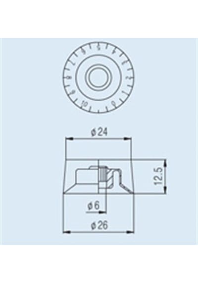 Me-tools 4kb1j2g Knob Altın Renk
