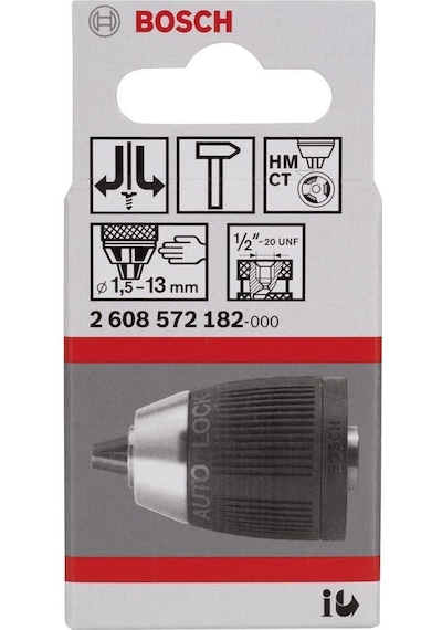 Bosch Anahtarsız Mandren 1.5 - 13 mm. 1/2" - 20 - 2608572182