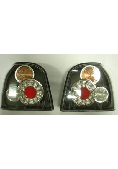 1992-1998 Volkswagen Golf 3 Modifiye Stop Lambası Sağ-sol Set 2 Parça Ledli Siyah Tyc Adet