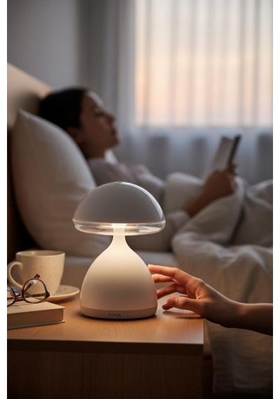 Geox Mantar Lamba, Gece Lambası, Masa Lambası, Abajur