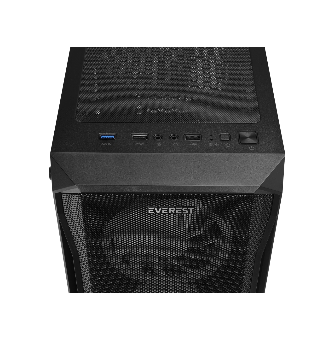 Everest X-racer, Mesh, 600w Peak , 4x12cm Rgb Fan, Temperli Cam Yan Panel, Atx, Gamıng Kasa