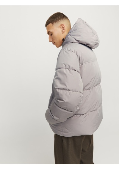 Jack & Jones Erkek Kapüşonlu Şişme Mont - 12256974 Siyah