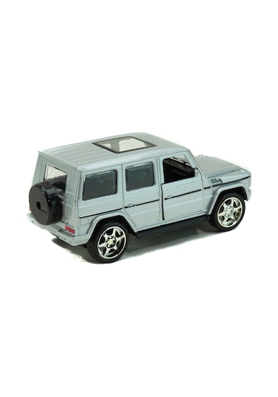 Metal Mercedes G63 Çek Bırak Model Araba Gri 12 Cm