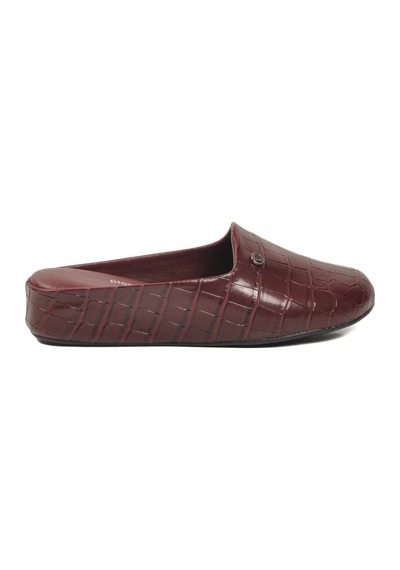 Pierre Cardin Bordo Hafif Önü Kapalı Kadın Ev Terliği Pc-55373 Z Bordo
