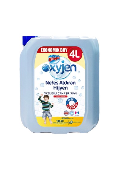 2 Adet Bingo Oksijen Çamaşır Suyu 4 L Limon Diğer