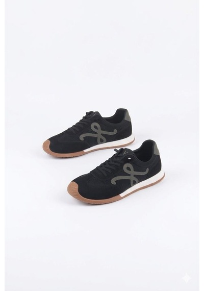 Pepita E472 Rahat Özel Tasarım Spor Sneaker Erkek Ayakkabı Siyah