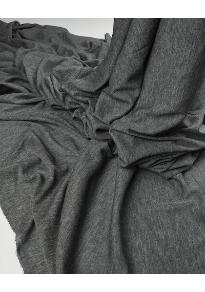 Koyu Gri Renkte Örme Kumaş 200x190cm-11205