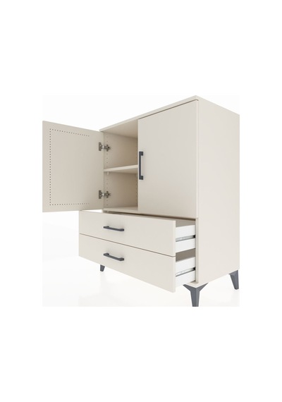 Hyperion Şifonyer 2 Raflı 2 Çekmeceli 2 Kapaklı 88x44x106 Ayt... Aytaşı