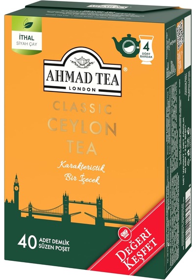 Ahmad Tea Classic Ceylon Tea 40'lı