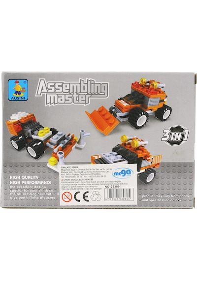 Ausini Assembling Master 3 İn 1 66 Parça Traktörler