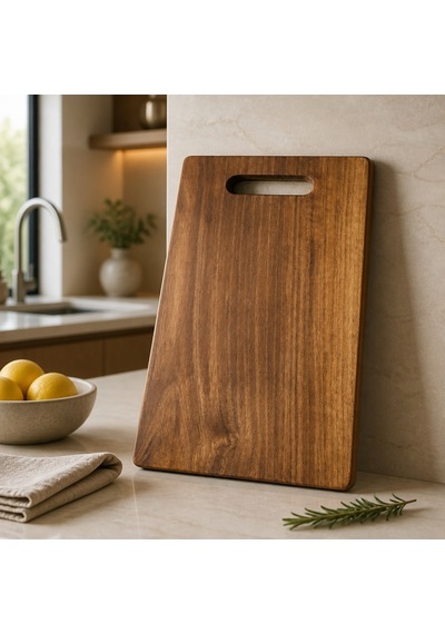 Hıcowood Doğal Ceviz El Yapımı Sunum-Kesme Tahtası -Lazerle İsim/Söz Yazılır