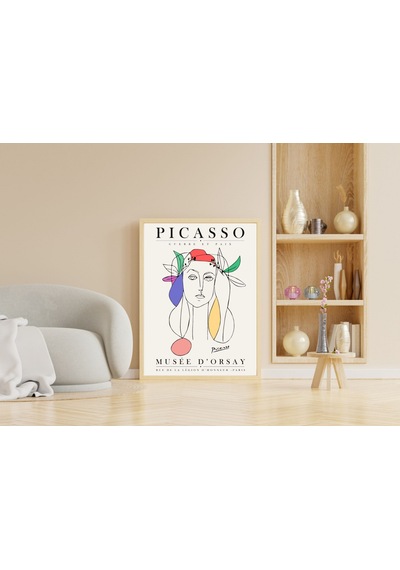 Pablo Picasso Çerçevesiz Poster Duvar Tablosu Dnm6 21 X 30