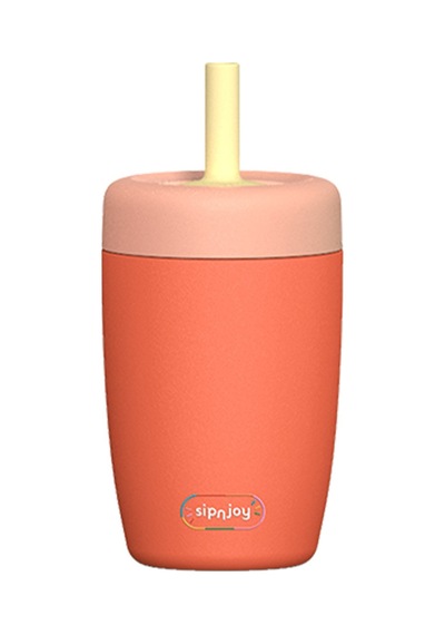 Sipnjoy - Strawbuddy Tumbler 360 Ml - Turuncu