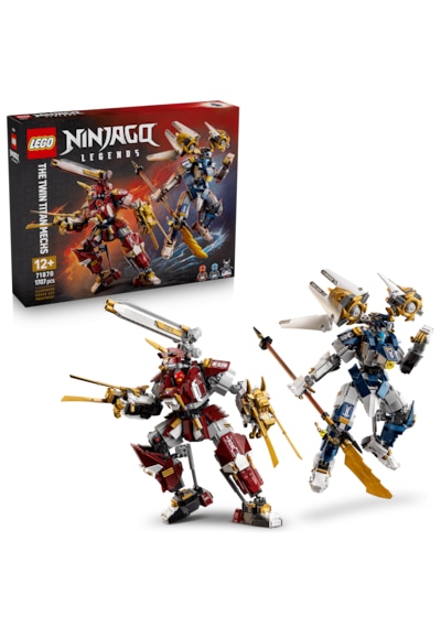LEGO NINJAGO İkiz Titan Robotları 71870 - 12 Yaş ve Üzeri Çocuklar için Minifigür İçeren Yaratıcı Oyuncak Yapım Seti (1707 Parça)