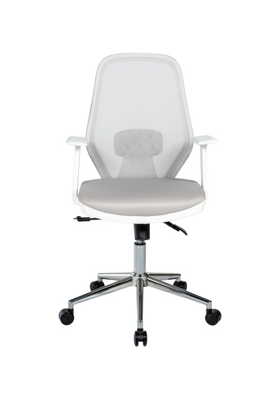 Ofisbazaar Dali Beyaz Fileli Çalışma Koltuğu Ergonomik Şef Ve Toplantı Koltuğu Gri Gri