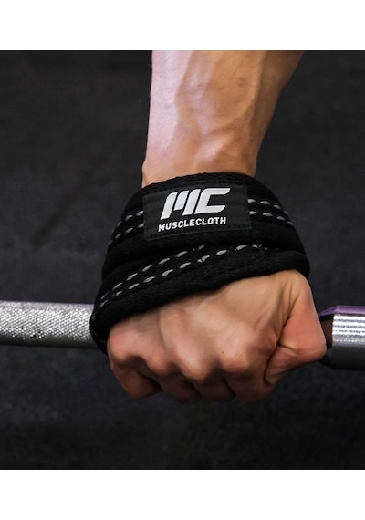 Musclecloth 8 Loop Lifting Straps Siyah