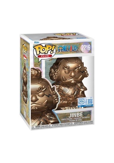 Pop One Piece Plus Jinbe Statue Bronze With Pop Protector 2216
