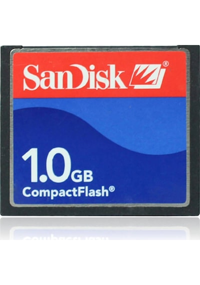 Sandisk 1 GB CF Kart Compact Flash + Pcmcia CF Adaptör Sandisk 1 GB CF Kart Compact Flash + Pcmcia CF Adaptör