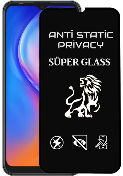 Tecno Spark 6 Go Tam Kaplayan Anti Statik Hayalet Süper Cam Ekran Koruyucu